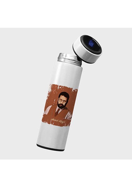 Ahmet Kaya Resimli Kupa Poster ve Termos Seti (1 Termos 2 Kupa 1 Poster 1 Defter) fiyatları