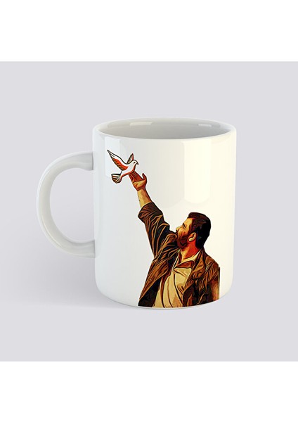 Ahmet Kaya Resimli Kupa Poster ve Termos Seti (1 Termos 2 Kupa 1 Poster 1 Defter) modelleri