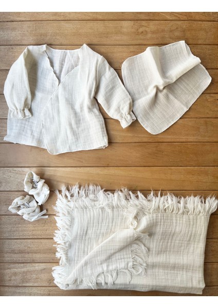 Turp %100 Pamuk 10'lu Müslin Lüx Erkek Hastane Çıkışı Balon Desenli fırsatları