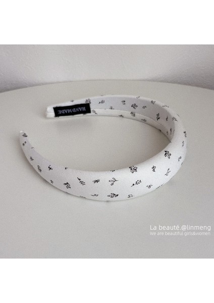 Yüksek Kranial Üst Saç Bandı Kıdemli Siyah Duygusu Küçük Parfüm Kafa Bandı Kore Inci Yay Basit Saç Grotto Kadın Saç Aksesuarları (Yurt Dışından)