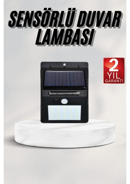 Bahçe Aydınlatması Güneş Enerjili LED Işık Lamba Sensörlü Dekoratif - UD001X-50QBG5