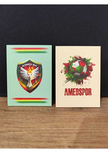 Amedspor Tasarımlı Not Defteri - Amed Spor Çizgisiz Not Defteri (2 Defter)