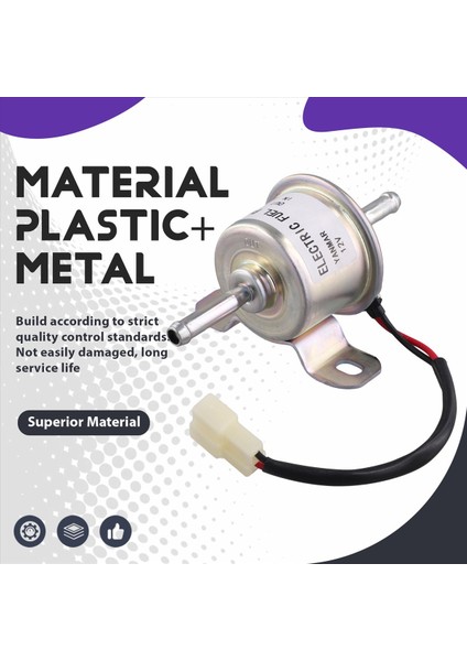 Elektrikli Yakıt Pompası RC601-51352 John Deere AM876265 Kubota RC601-51350 16851-52030 Kawasaki 49040-2065 12VDC (Yurt Dışından) fırsatları