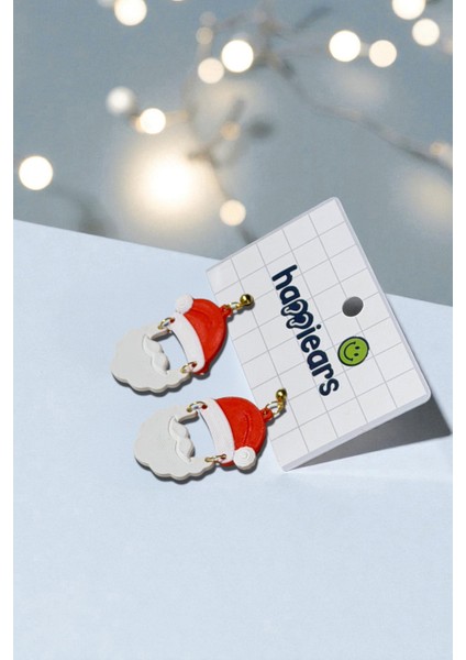 Noel Baba Özel Tasarım Sallantılı Küpe fiyatları