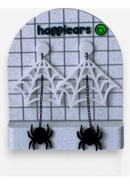 Halloween Cadılar Bayramı Örümcek Ağı Özel Tasarım Küpe modelleri