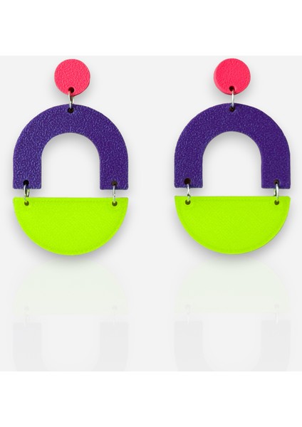 Mor Neon Özel Tasarım Küpe fiyatları