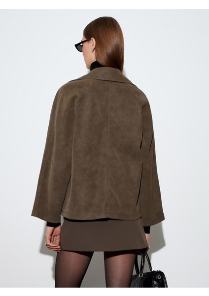 60777 Cepli Süet Ceket-Haki fiyatları