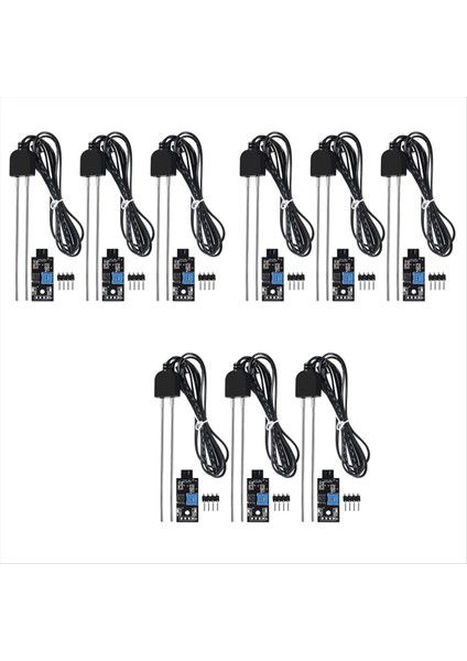 9 Korozyona Dayanıklı Prob Modül Dijital Analog Sinyal Çıkışı ile Toprak Nem Sensörünü Setler Bahçe Otomatik (Yurt Dışından)