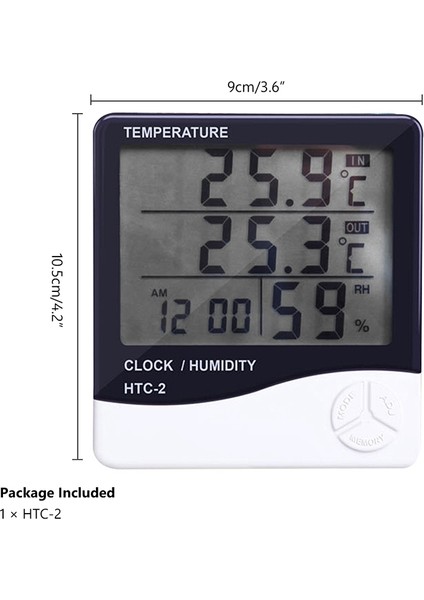 Iç Mekan Dijital Termometre Ana Higometre Doğru Dış Mekan Sıcaklık Monitörü Nem Göstergesi Gösterge Termometresi (Yurt Dışından) fırsatları
