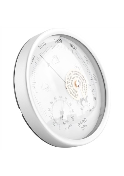 Dijital Kapalı Higrometre Taşınabilir 3 1 Duvar Asılı Hava Termometresi Barometre Higometre Ev Dekor 132MM Farklı Ortam Için Kullanın (Beyaz Tek Beden) (Yurt Dışından) modelleri