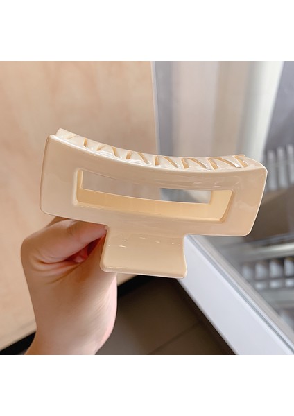 Zarif Kavrama Klipsi Büyük Saç Hacmi Saç Tokası Kadın Kıdemli Anlamda Başın Arkası Plaka Saç Köpekbalığı Klipsi Headdress Saç Tokası (Yurt Dışından)