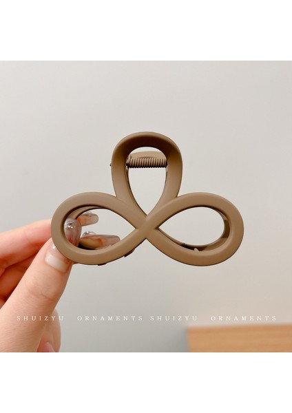 Zarif Kavrama Klipsi Büyük Saç Hacmi Saç Tokası Kadın Kıdemli Anlamda Başın Arkası Plaka Saç Köpekbalığı Klipsi Headdress Saç Tokası (Yurt Dışından)