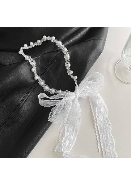 Süper Peri Çiçek Saç Bandı Örgülü Eşarp Şerit Saç Bandı Yeni Inci Saç Ipi Kafa Bandı Kadın Bir Üst Düzey Anlamda (Yurt Dışından)