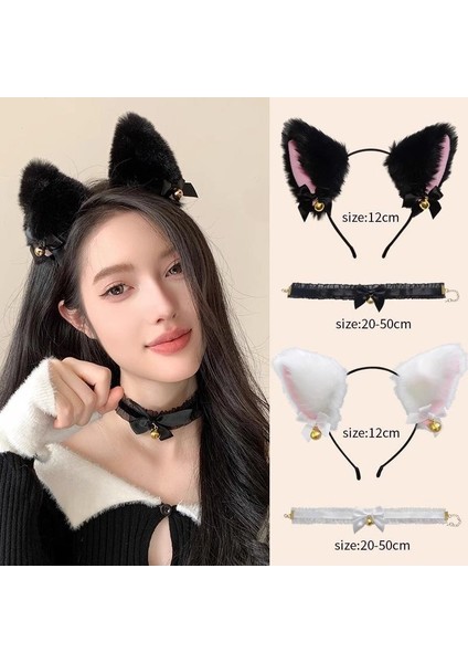 Dantel Çan Kedi Kulakları Saç Bandı Kadın Kişilik Kaymaz Basınç Saç Yüksek Kafatası Üst Saç Kartı Headdresses (Yurt Dışından) fiyatları