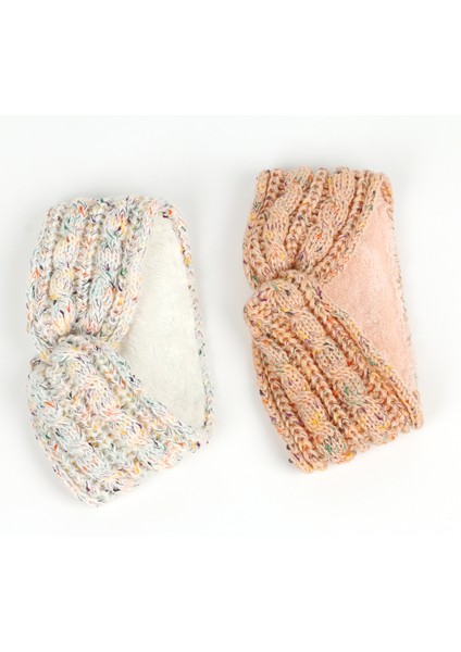 Avrupa ve Amerika Birleşik Devletleri Sonbahar ve Kış Aylarında Yastıklı Renkli Nokta Saç Bandı Örme Yün Başlık Kalınlaştırılmış Sıcak Kafa Bandı Akrilik Spor Kulak Koruma Setleri (Yurt Dışından) fırsatları