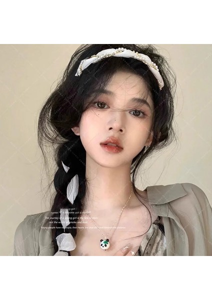 Süper Peri Çiçek Saç Bandı Örgülü Eşarp Şerit Saç Bandı Yeni Inci Saç Ipi Kafa Bandı Kadın Bir Üst Düzey Anlamda (Yurt Dışından) fırsatları