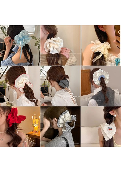 Büyük Boy Kalın Saç Bandı Kadın Kıdemli Anlamda Kare Eşarp Saç Ipi Yüksek Elastikiyet Dalı Lastik Bant Tembel Kafa Çiçek (Yurt Dışından) fırsatları