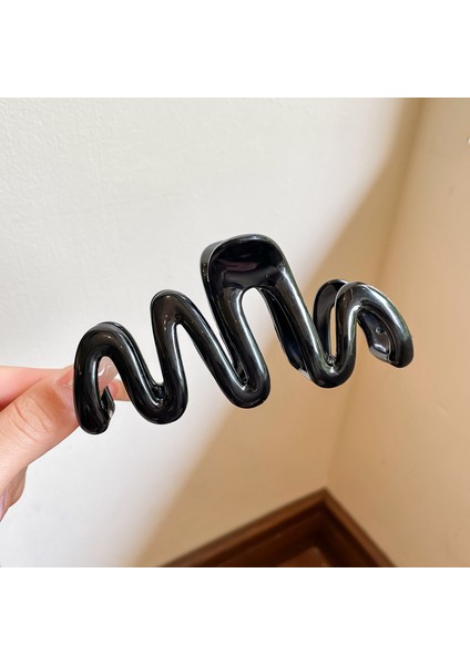 Zarif Kavrama Klipsi Büyük Saç Hacmi Saç Tokası Kadın Kıdemli Anlamda Başın Arkası Plaka Saç Köpekbalığı Klipsi Headdress Saç Tokası (Yurt Dışından)