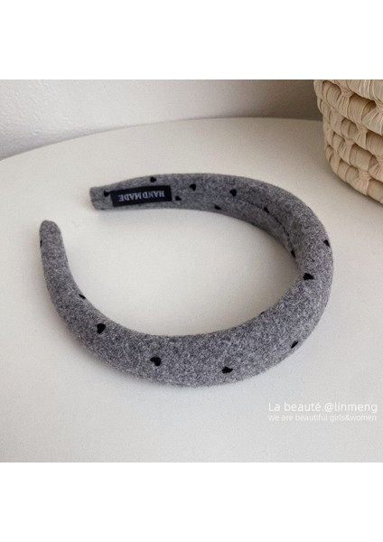 Gri Bölüm Gri Bölüm Kore Versiyonu Saç Bandı Sonbahar ve Kış Kıdemli Günlük Tatlı Kafa Bandı Saç Aksesuarları Doku Saç Grotto Yeni! (Yurt Dışından)