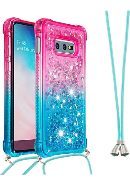 Ayrılıkçı Emniyet Klipsi ile Samsung Galaxy S10E Için Quicksand Telefon Kılıfı (Yurt Dışından)