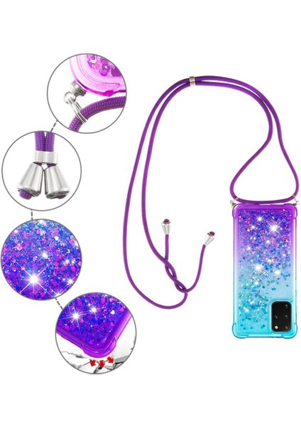 Samsung Galaxy S20 Plus Degrade Renk Telefon Kılıfı Için Quicksand Telefon Kılıfı (Yurt Dışından) modelleri