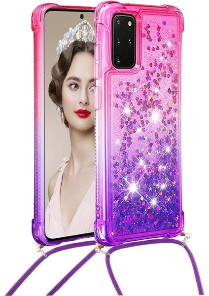 Samsung Galaxy S20 Plus Degrade Renk Telefon Kılıfı Için Quicksand Telefon Kılıfı (Yurt Dışından)