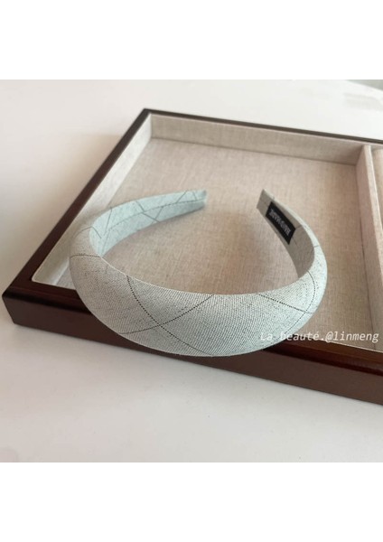 Krem Mavi Küçük Taze Yüksek Kafatası Üst Saç Bandı Kadın Yeni Kafa Bandı Saç Tokası Net Kırmızı Yı Yüz Saç Aksesuarları (Yurt Dışından)