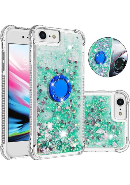 Halka Kickstand Kum ile IPhone Se 2020/2022 Için Telefon Kılıfı (Yurt Dışından)