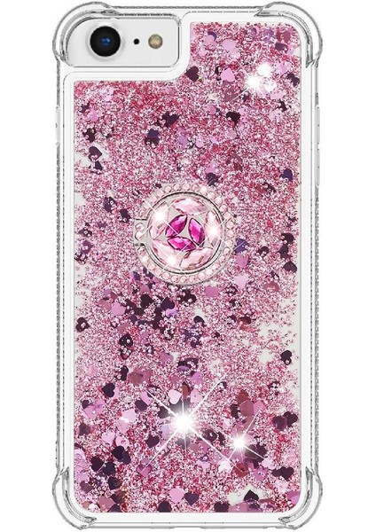 Halka Kickstand Halka Kickstand Kum ile IPhone Se 6/7/8 Için Telefon Kılıfı (Yurt Dışından) fırsatları