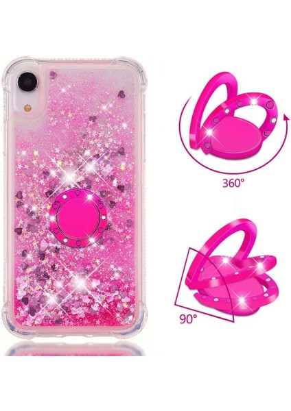 Halka Kickstand Halka Kickstand Kum ile IPhone Se 6/7/8 Için Telefon Kılıfı (Yurt Dışından) modelleri