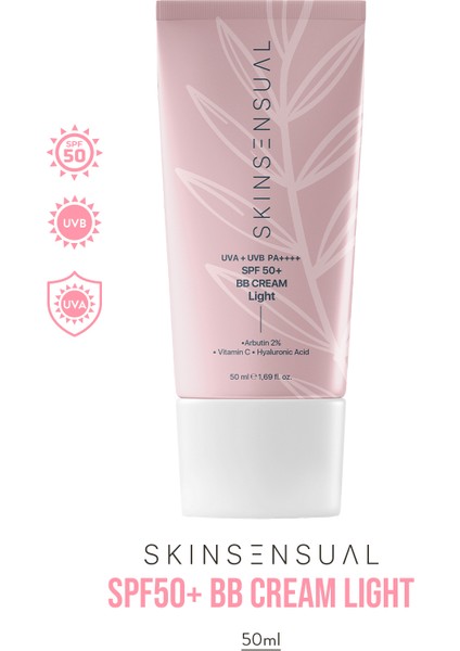 Bb Krem Light | 50 Spf Uva/Uvb Pa++++