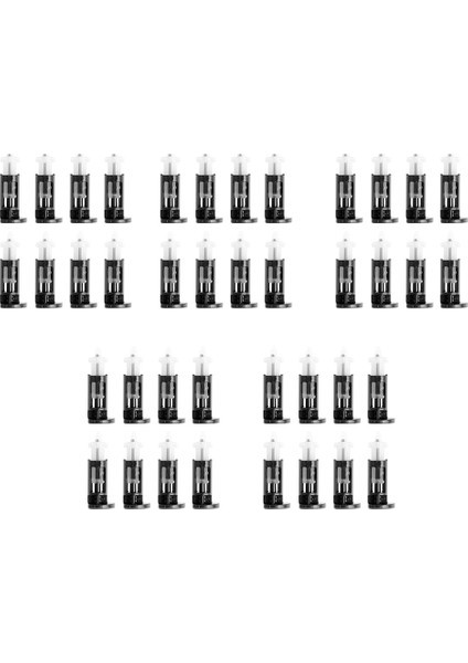 Silhouette Soket Lga 775 Cpu Soğutucu Soğutma Fanı Için 40 Adet Bağlantı Elemanı Montaj Pimi (Yurt Dışından)