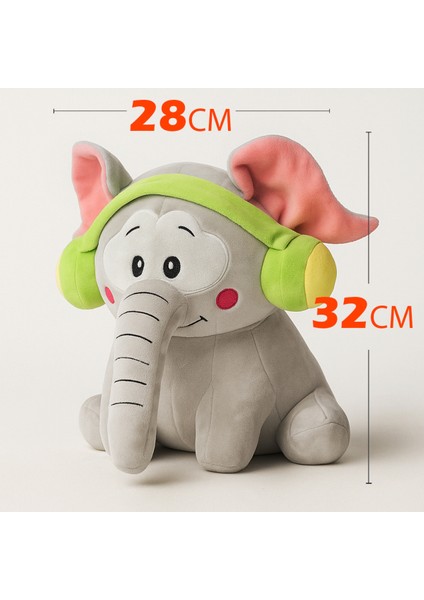 Filafi Fil Peluş Oyuncak – Yumuşak Bebek & Çocuk Oyuncağı | Kulaklıklı 32CM fiyatları