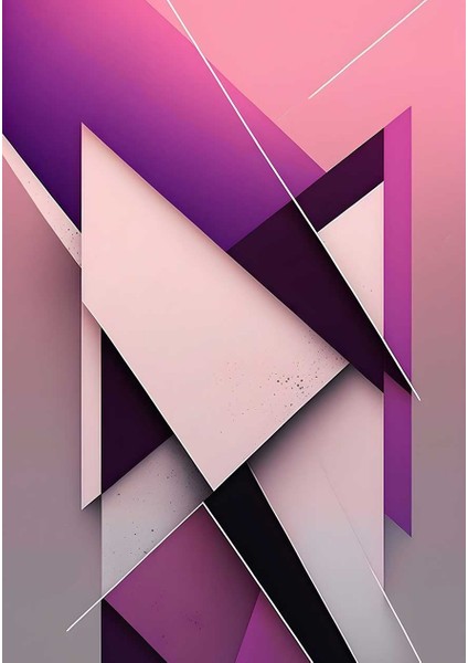 Dinamik Mor Geometri Oturma Odası Salon Kanvas Tablo Duvar Resim fiyatları