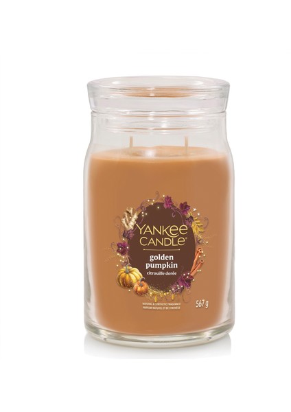 Golden Pumpkin Büyük Mum