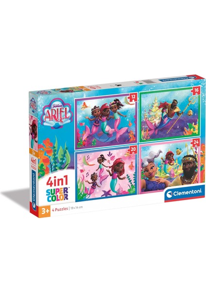 12-16-20-24 Parça Ariel Puzzle