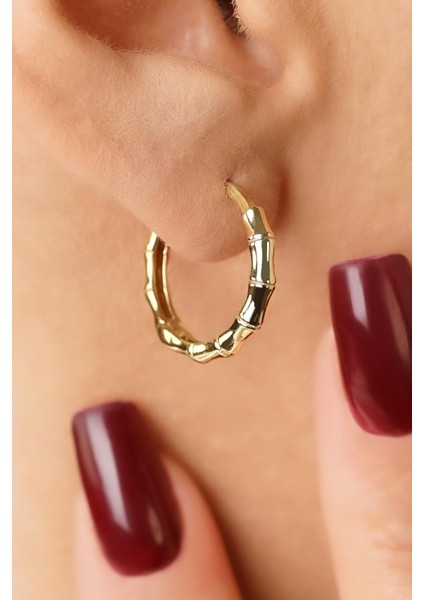 14 Ayar Altın Kemik Halka Küpe fiyatları