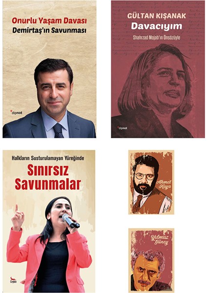 Savunmalar Seti - Selahattin Demirtaş - Gülten Kışanak - Figen Yüksekdağ Kitapları
