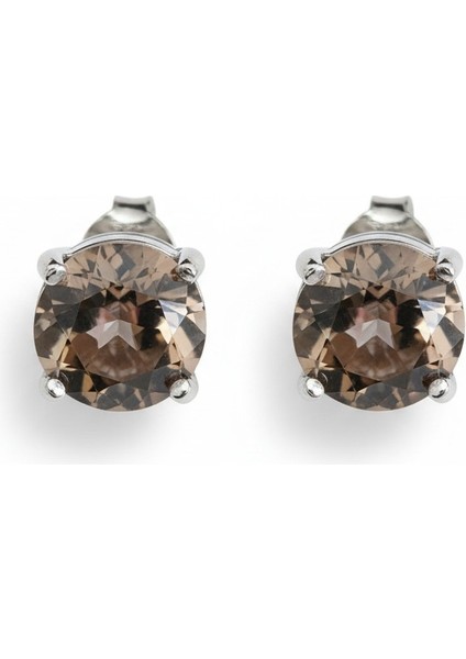 925 Ayar Gümüş Renk Değiştiren Sultanit Taşlı Kadın Çivi Küpe