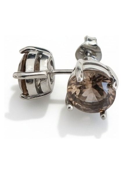 925 Ayar Gümüş Renk Değiştiren Sultanit Taşlı Kadın Çivi Küpe modelleri