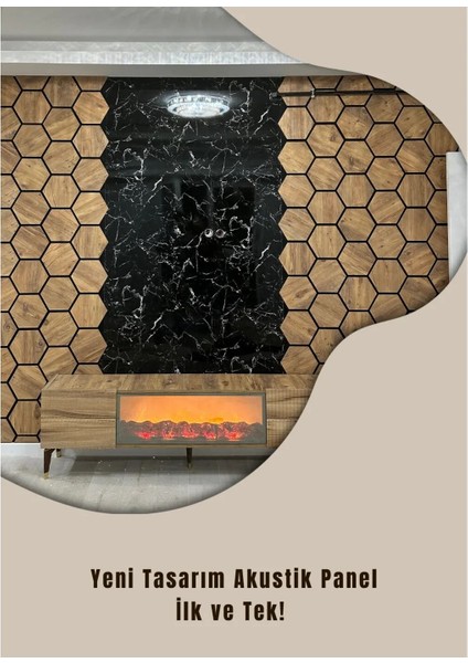 Hexagon Altıgen Duvar Paneli modelleri