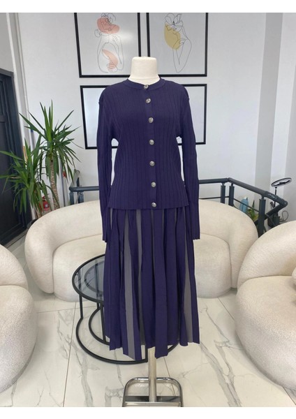 Kalın Çizgili Etekli