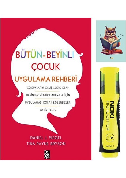 Bütün Beyinli Çocuk Uygulama Rehberi-Diyojen Yayıncılık-Sarı Fosforlu Kalem-Not Defteri Seti