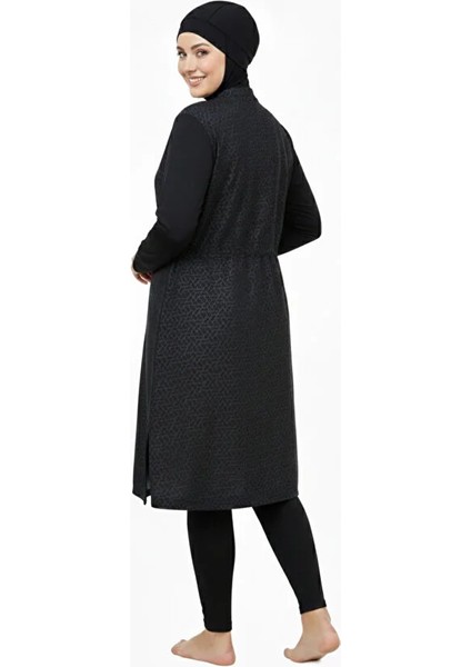 Büyük Beden Hızlı Kuruyan Kumaş Kadın Tesettür Mayo 3033 fiyatları