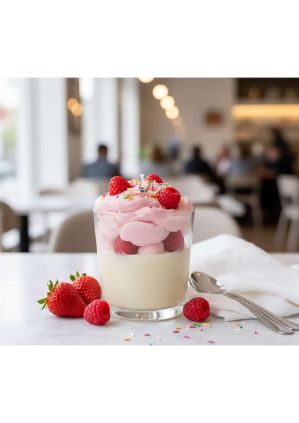 Çilekli Magnolya/yasemin Çiçeği KOKULU/PREMIUMSOYA-WAXKARIŞIMIDEKORATIFMUM/300ML