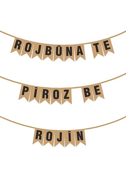 Kürtçe Doğum Günü Partisi Duvar Yazısı - Rojbuna Te Piroz Be - Isme Özel (Isim Için Mesaj Atınız) modelleri