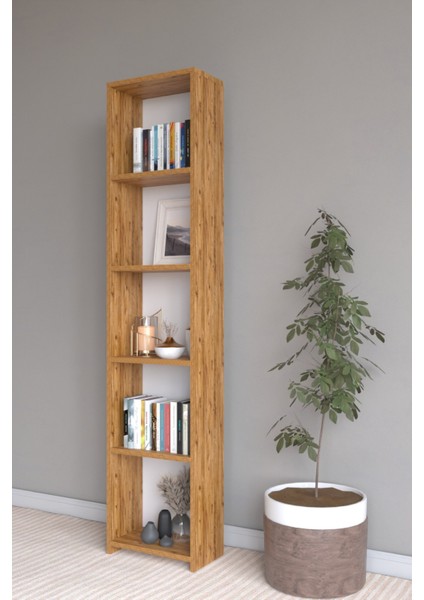 Emir 5 Raflı Çok Amaçlı Dolap - Kitaplık Atlantik Çam modelleri