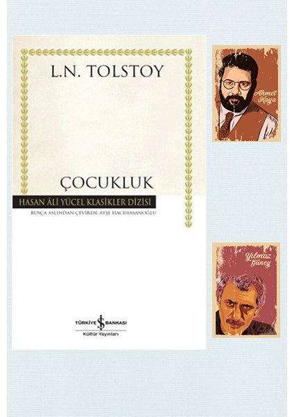 Çocukluk - Tolstoy - Hasan Ali Yücel Klasikleri - Ahmet Kaya Defterli (2 Not Defterli)