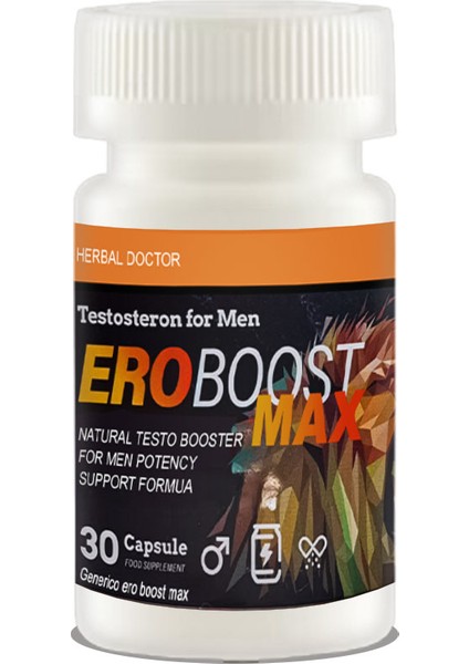 Eroboost Max Ero Boost Max: 1 Adet Erkeklere Özel 30LU Destekleme Fiyatı