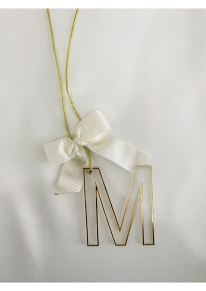 Pleksi M Harfi Dikiz Aynası Süsü